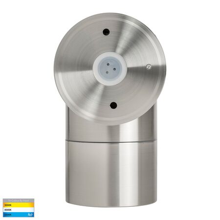 Maxi Tivah 316 Stainless Steel TRI Colour Fixed Down Wall Pillar Lights