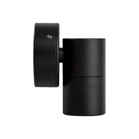 Mini Tivah Black Fixed Down Wall Pillar Lights