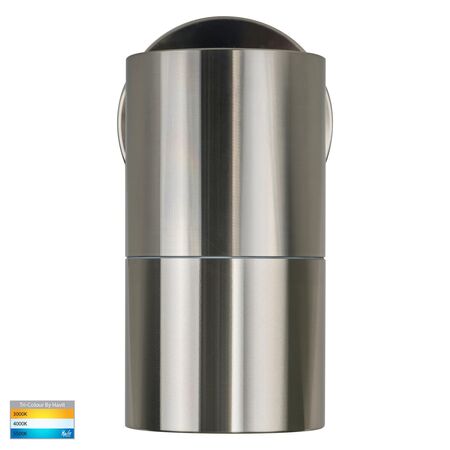 Tivah Titanium Aluminum TRI Colour Fixed Down Wall Pillar Lights