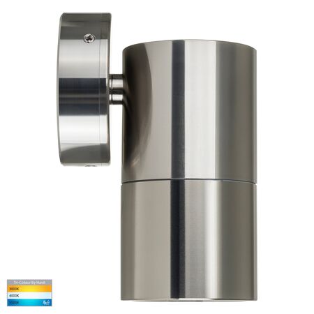 Tivah Titanium Aluminum TRI Colour Fixed Down Wall Pillar Lights