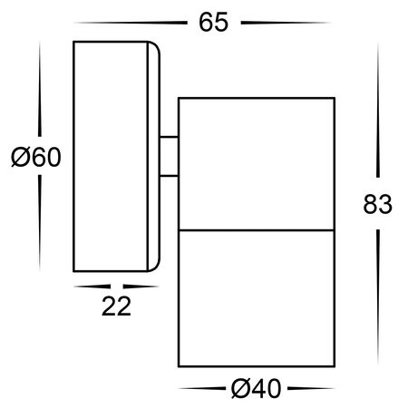 Mini Tivah 316 Stainless Steel Fixed Down Wall Pillar Lights