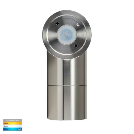 Tivah 316 Stainless Steel TRI Colour Single Adjustable Wall Pillar Lights