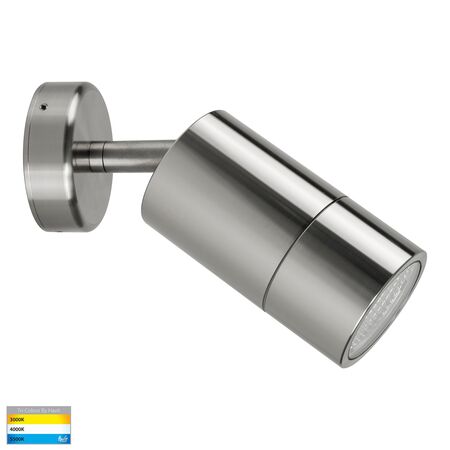Maxi Tivah 316 Stainless Steel TRI Colour Single Adjustable Wall Pillar Lights