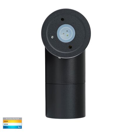 Tivah Black TRI Colour Single Adjustable Wall Pillar Lights