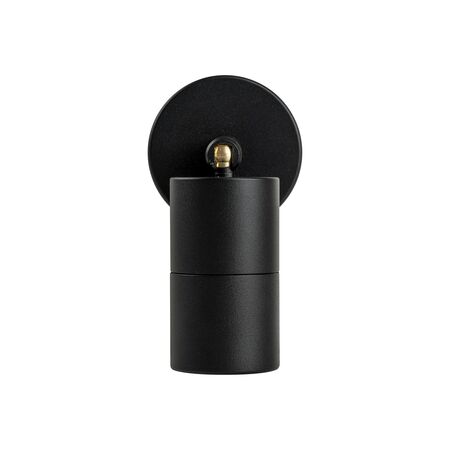 Mini Tivah Aluminium Black Single Adjustable Wall Pillar Lights