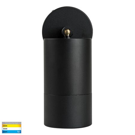 Maxi Tivah Aluminium Black TRI Colour Single Adjustable Wall Pillar Lights