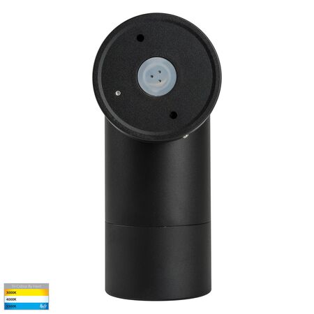 Maxi Tivah Aluminium Black TRI Colour Single Adjustable Wall Pillar Lights
