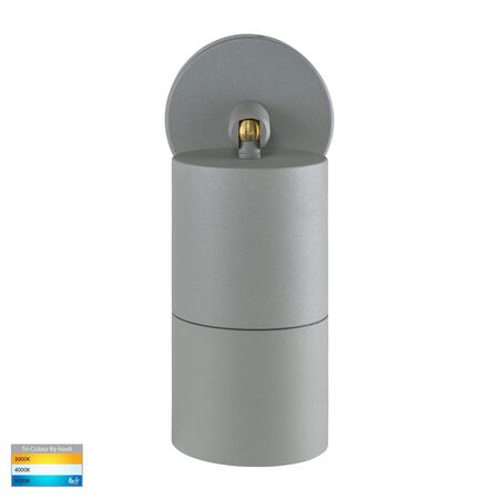 Tivah Silver TRI Colour Single Adjustable Wall Pillar Lights