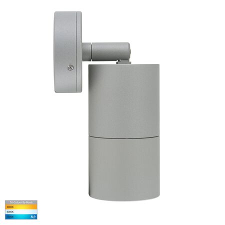 Tivah Silver TRI Colour Single Adjustable Wall Pillar Lights