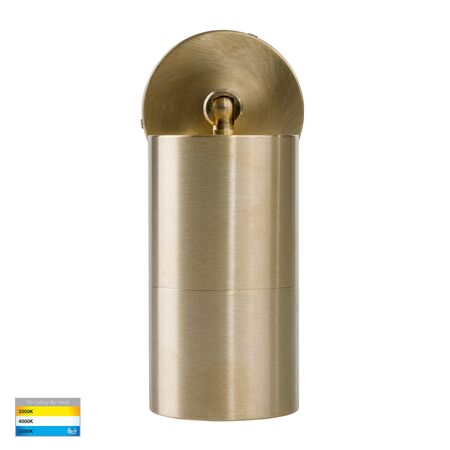 Tivah Solid Brass TRI Colour Single Adjustable Wall Pillar Lights
