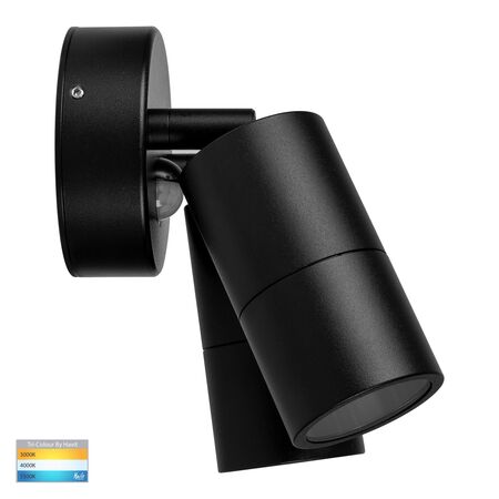 Tivah Aluminium Black TRI Colour Double Adjustable Spot Lights with Sensor