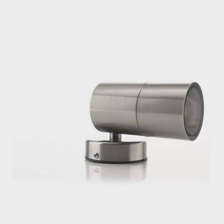 Fortis Stainless Steel TRI Colour Fixed Down LED Wall Pillar Light