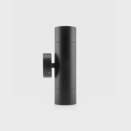 Maxi Tivah Aluminium Black TRI Colour Up & Down Wall Pillar Lights