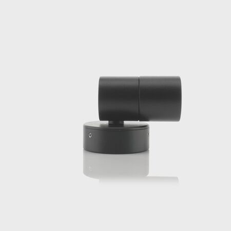 Mini Tivah Black Fixed Down Wall Pillar Lights