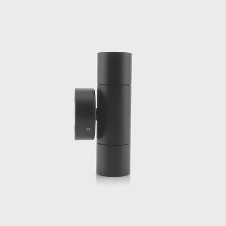 Mini Tivah Aluminium Black Up & Down Wall Pillar Lights