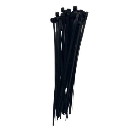 CT150B - 150mm x 3.6mm Black Colour Nylon Cable Tie - CT150B - CT150B
