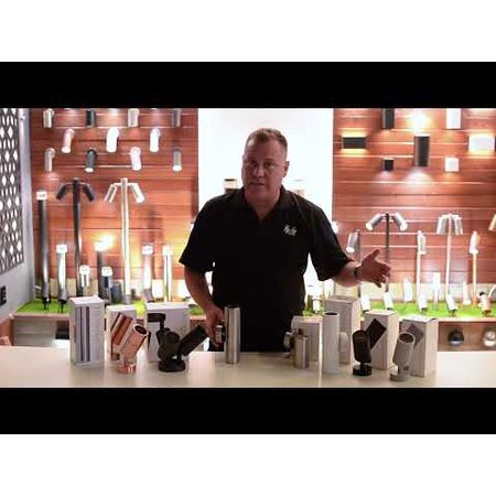 Tivah Silver TRI Colour Up & Down Wall Pillar Lights