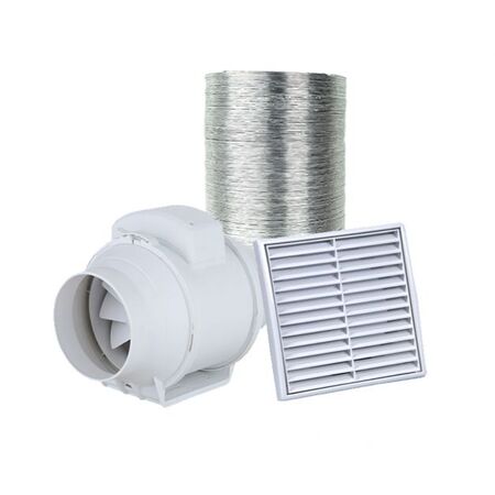 IF100-KIT - Inline Fan Kit 100mm - IF100KIT - IF100KIT