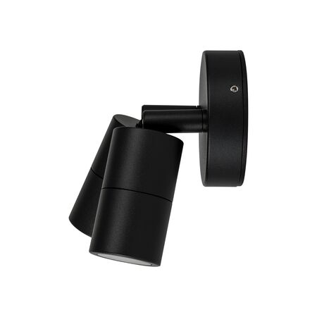 Mini Tivah Aluminium Black Double Adjustable Wall Pillar Lights