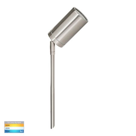 Eden 316 Stainless Steel TRI Colour LED Garden Spike Light