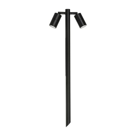 Mini Tivah Black MR11 Double Adjustable LED Bollard Spike Light