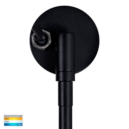 Tivah Black 316 Stainless Steel TRI Colour LED Garden Spike Light