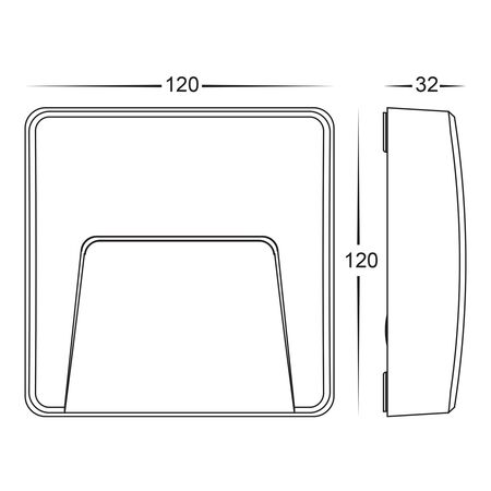 Seefore Polycarbonate White LED Step Light