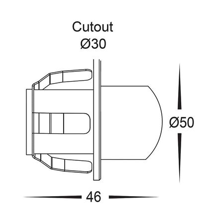 Sako 316 Stainless Steel Recessed Up & Down LED Step Light