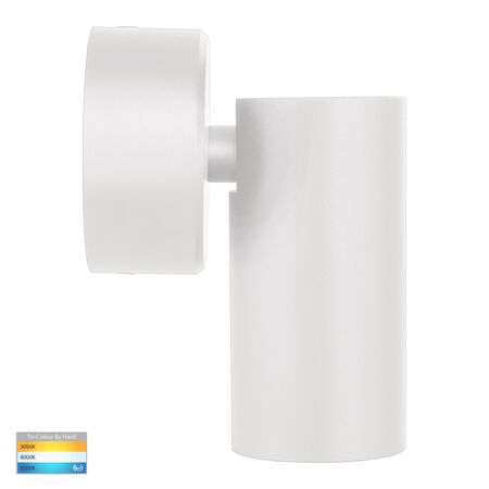 Revo White 1 Light TRI Colour LED Spot Light