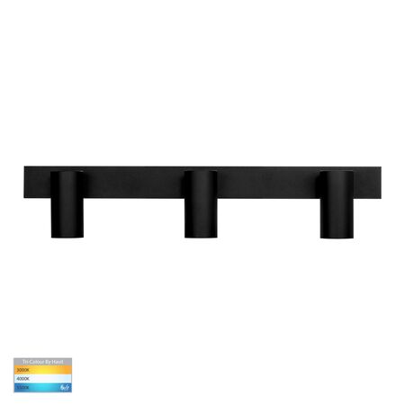 Revo Black 3 Light TRI Colour LED Bar Light