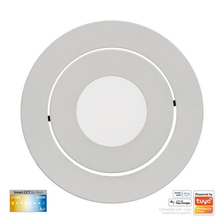 Prime White Tilt CCT WIFI LED Downlight