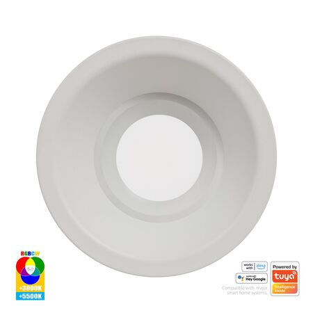 Prime White Fixed Deep RGBCW WIFI LED Downlight