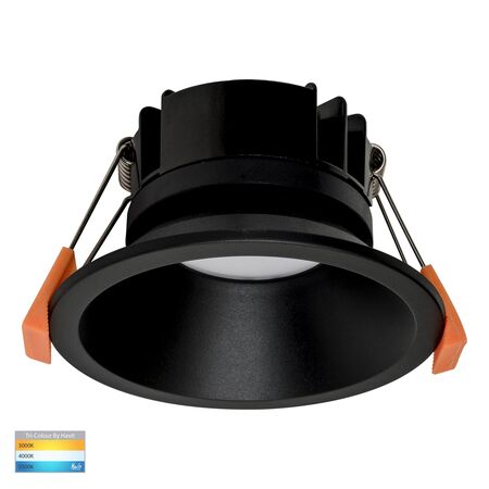 Gleam Black Fixed LED Downlight