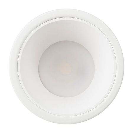 Gleam White with White Insert Fixed Dim to Warm LED Downlight