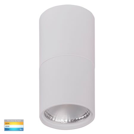 Nella White 7w Surface Mounted LED Downlight with Extension