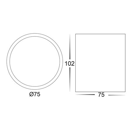 Nella 7w LED White Adjustable Surface Mounted Downlight