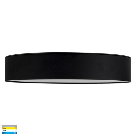 Nella Black 30w Ceiling Mounted LED Oyster