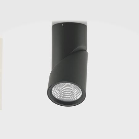 Nella Black 24w Surface Mounted Rotatable LED Downlight