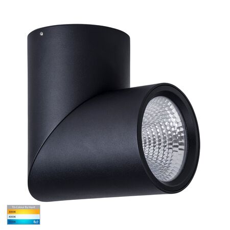 Nella Black 24w Surface Mounted Rotatable LED Downlight