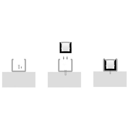 Micro Square LED Profile