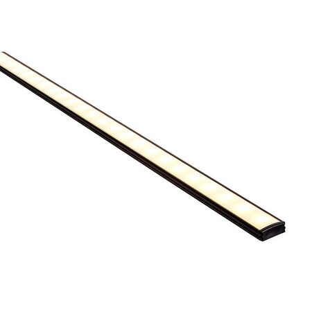 Black Shallow Square Aluminium Profile