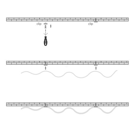Shallow Square Bendable Aluminium Profile
