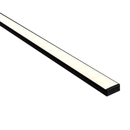 Black Shallow Square Aluminium Profile