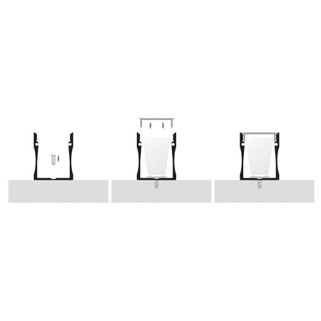 Deep Square Aluminium Profile