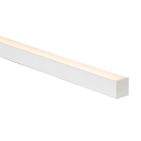 White Deep Square Aluminium Profile