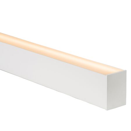 Deep Square Up & Down White Aluminium Profile