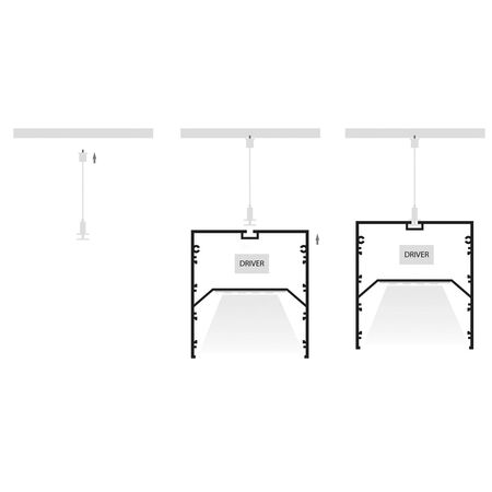 Large Deep Square Aluminium Profile
