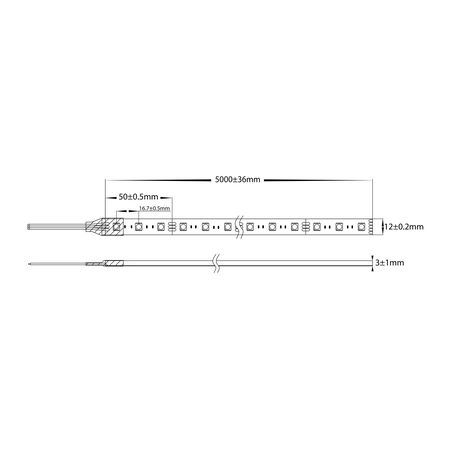 8w IP54 Chasing Mulicolour LED Strip
