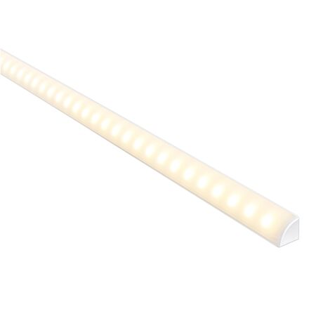 White Corner Aluminium Profile