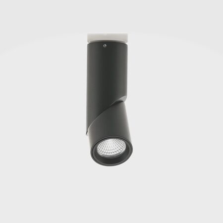 Nella Black 7w Surface Mounted Rotatable LED Downlight
